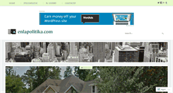 Desktop Screenshot of enlapolitika.com